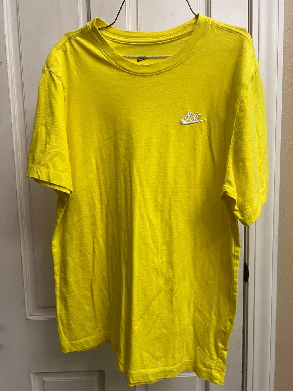 Nike Bright Yellow Short Sleeve Logo Tee